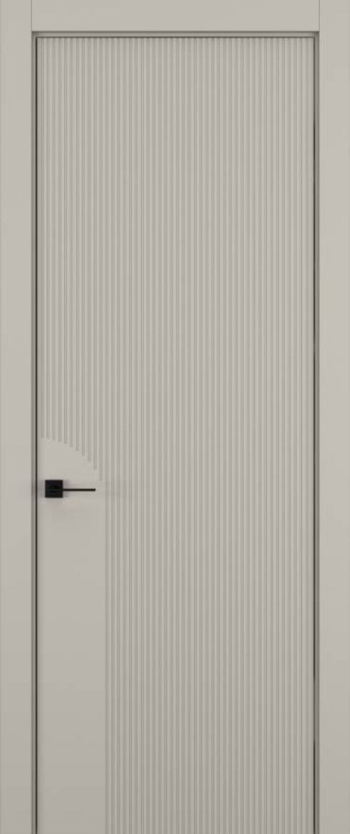 Дверь 2 VERTICAL Матовый Серый шелк