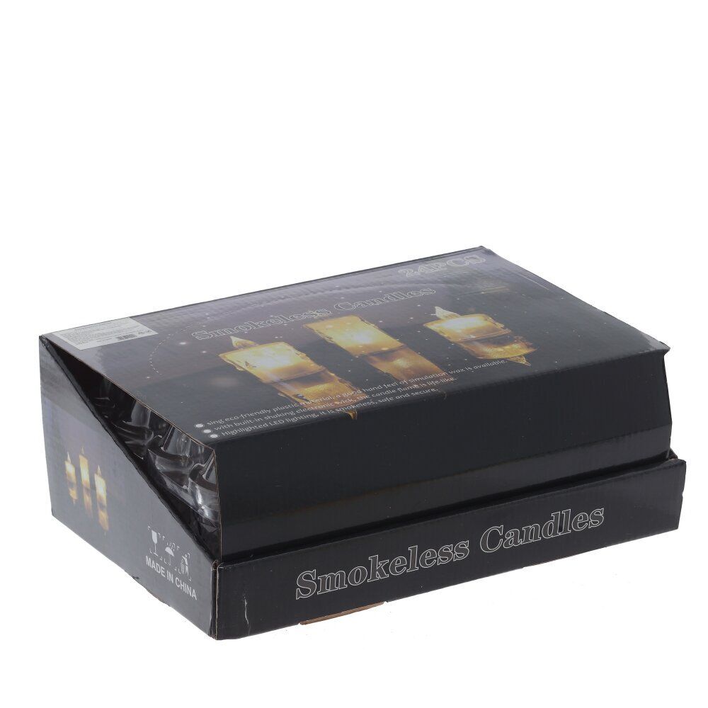 GAEM Изделие декоративное "Свеча" (подсветка, 3xLR54) (блок 24шт), L3,5 W3,5 H8 см