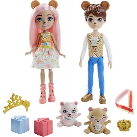 EnchanTimals - Куклы Royal Braylee и медведи Bannon Bear Bears 2 Pack GYJ07
