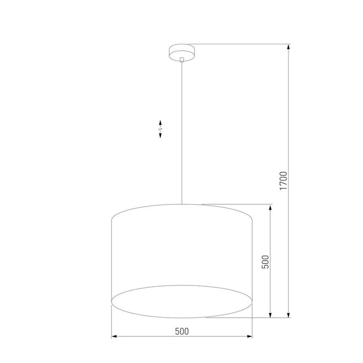 Подвесная люстра TK Lighting 6173 Tercino Blue