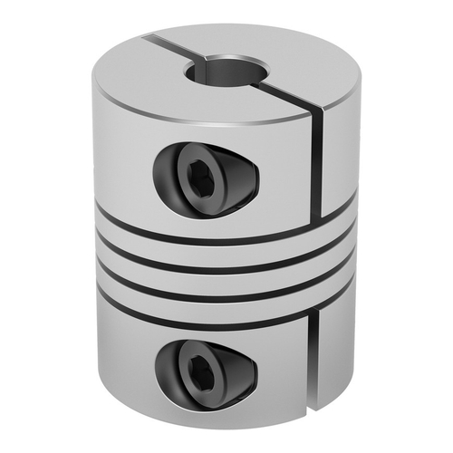 4002 Series Flexible Clamping Shaft Coupler (5mm Round Bore to 6mm Round Bore)