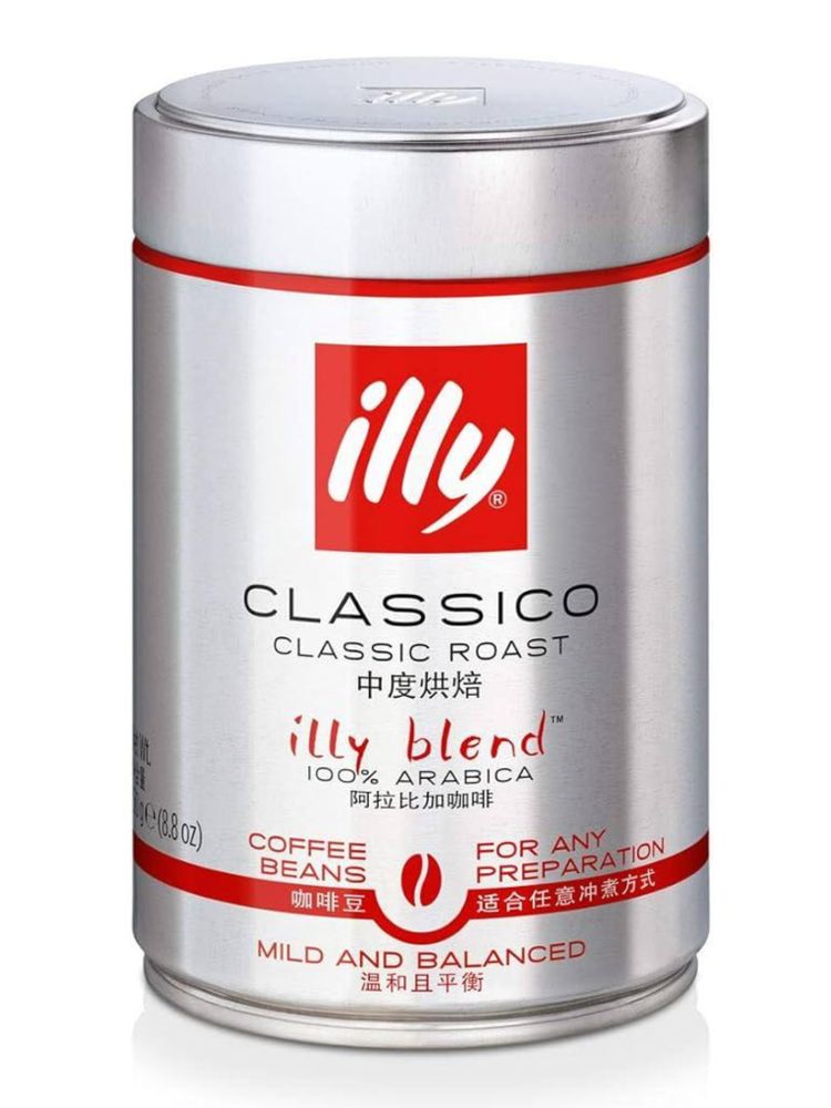 Кофе в зернах ILLY средней обжарки 250 г, 2 шт