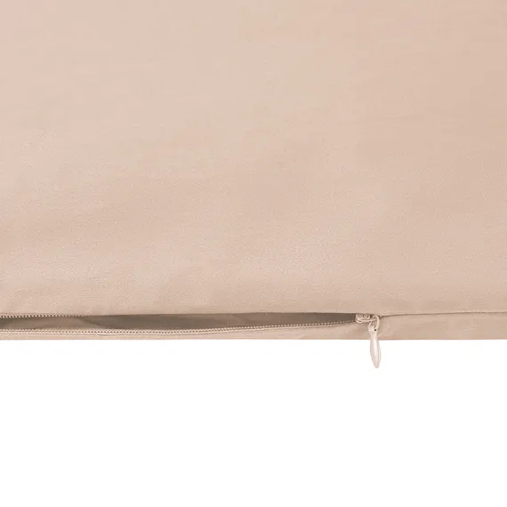 Комплект постельного белья из премиального сатина бежевого цвета из коллекции essential, 150х200 см