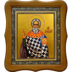 Сократ Анкирский, пресвитер, священномученик. Икона на холсте.