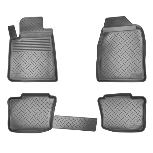 Ковры в салон Norplast/Unidec для ГАЗ Volga Siber (2008-)Полиуретан,Черный, арт.NPL-Po-23-81