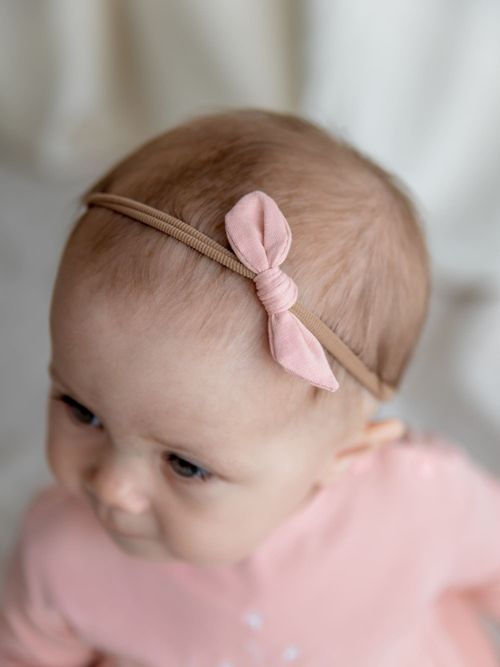 Повязка с бантиком 