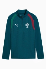 Кофта Puma Portugal 2026 Training 1/4 Zip Junior - зеленый