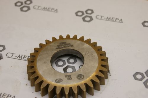 Долбяк дисковый  М2.5 z=30 (20°) кл.А Р18 МиЗ с напылением КиБ 2530-0168