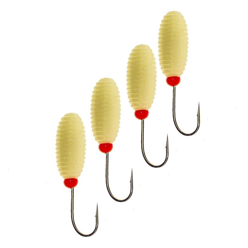 Мормышка фосфорная №76 КОРОЕД (набор), крючок №8, #F, 50 шт