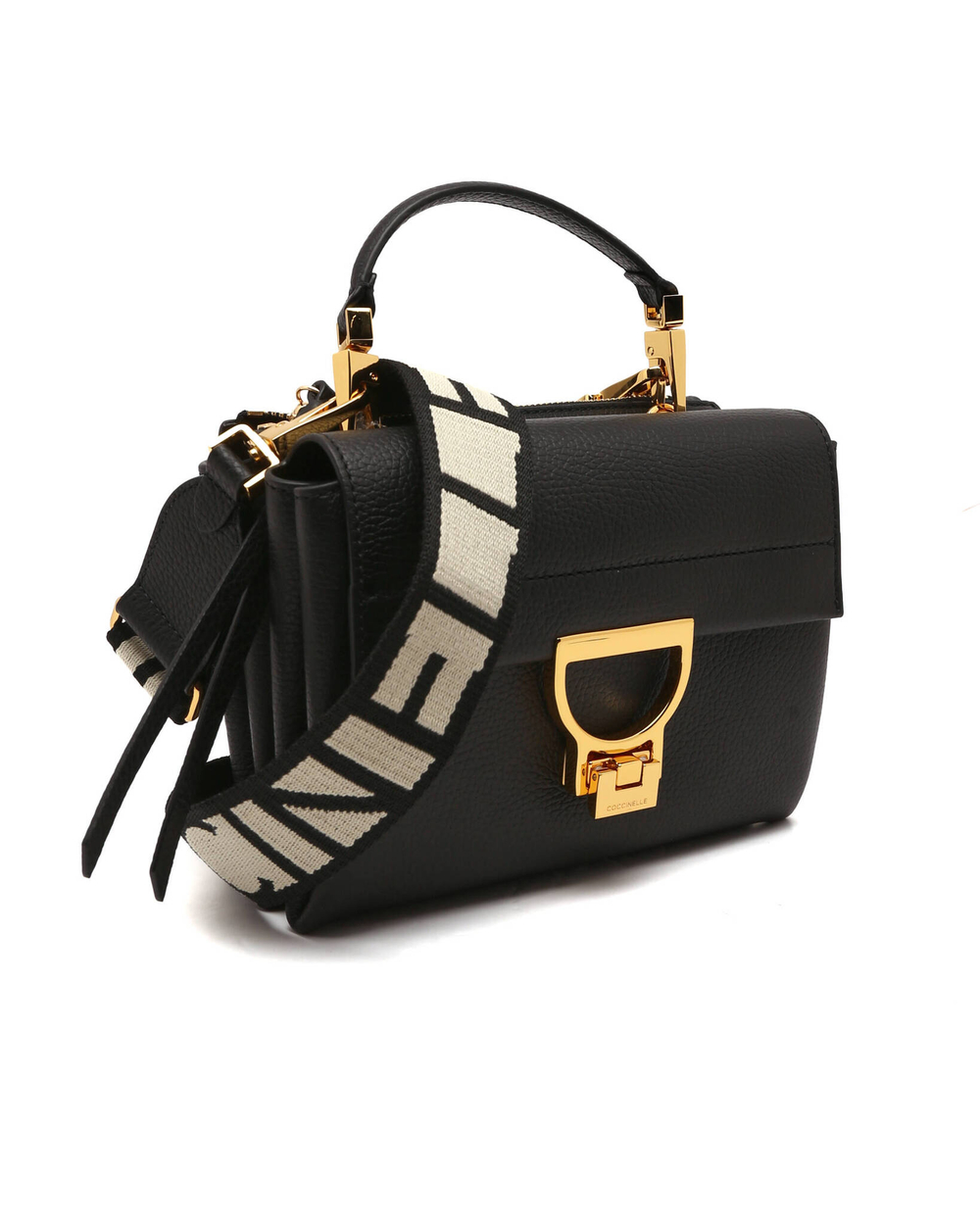 Кожаная сумка через плечо ND8 Arlettis Signature E1 ND8 55 B7 01 Coccinelle - черный(E1 ND8 55 B7 01)