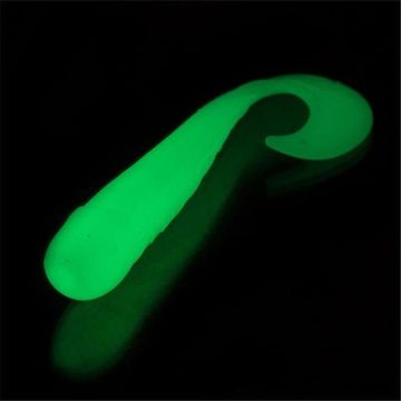 Твистер Helios Long Hybrid 3,55"/9,0 см Phosphorus 7шт. (HS-15-041)