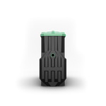 Септик Мультпласт Термит Трансформер 1.3 PR 1300 л. горизонтальный / 500 л. в сутки / 2 чел. / принудительный сброс (1635x785x2000см;103кг;черный) - арт.555477