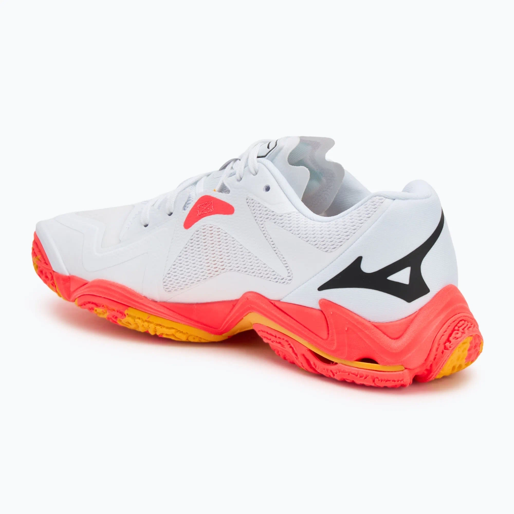Кроссовки волейбольные Mizuno Wave Lightning Z8 white/fiery coral 2/citrus