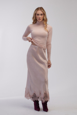 Юбка с кружевом