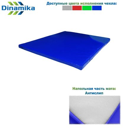 Мат гимнастический 1000х1000х50 тент-антислип (ппу)