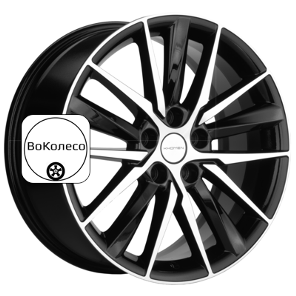 8x18/5x114,3 ET50 D60,1 KHW1807 (Camry NEW) Black-FP Khomen Wheels