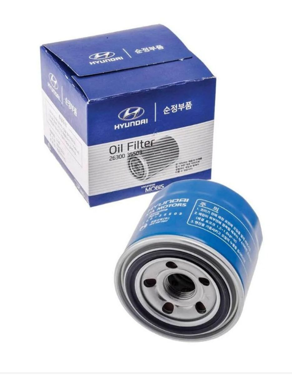 Фильтр масляный HYUNDAI SOLARIS / KIA RIO (c 2011г) 1.4-1.6 OEM 2630035503