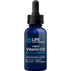 Liquid Vitamin D3 50 мкг (2 000 МЕ) 30 мл Life Extension