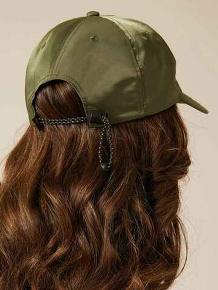 Кепка Alpha Embroidered Nylon Cap (оливковая - s.green)