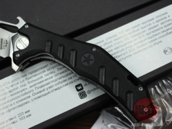 Складной нож НОКС Мангуст-2С 337-100406 c клинком из стали D2, рукоять G10