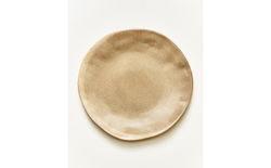 Zara Home тарелка десертная из каменной керамики, цвет серый, 24 см