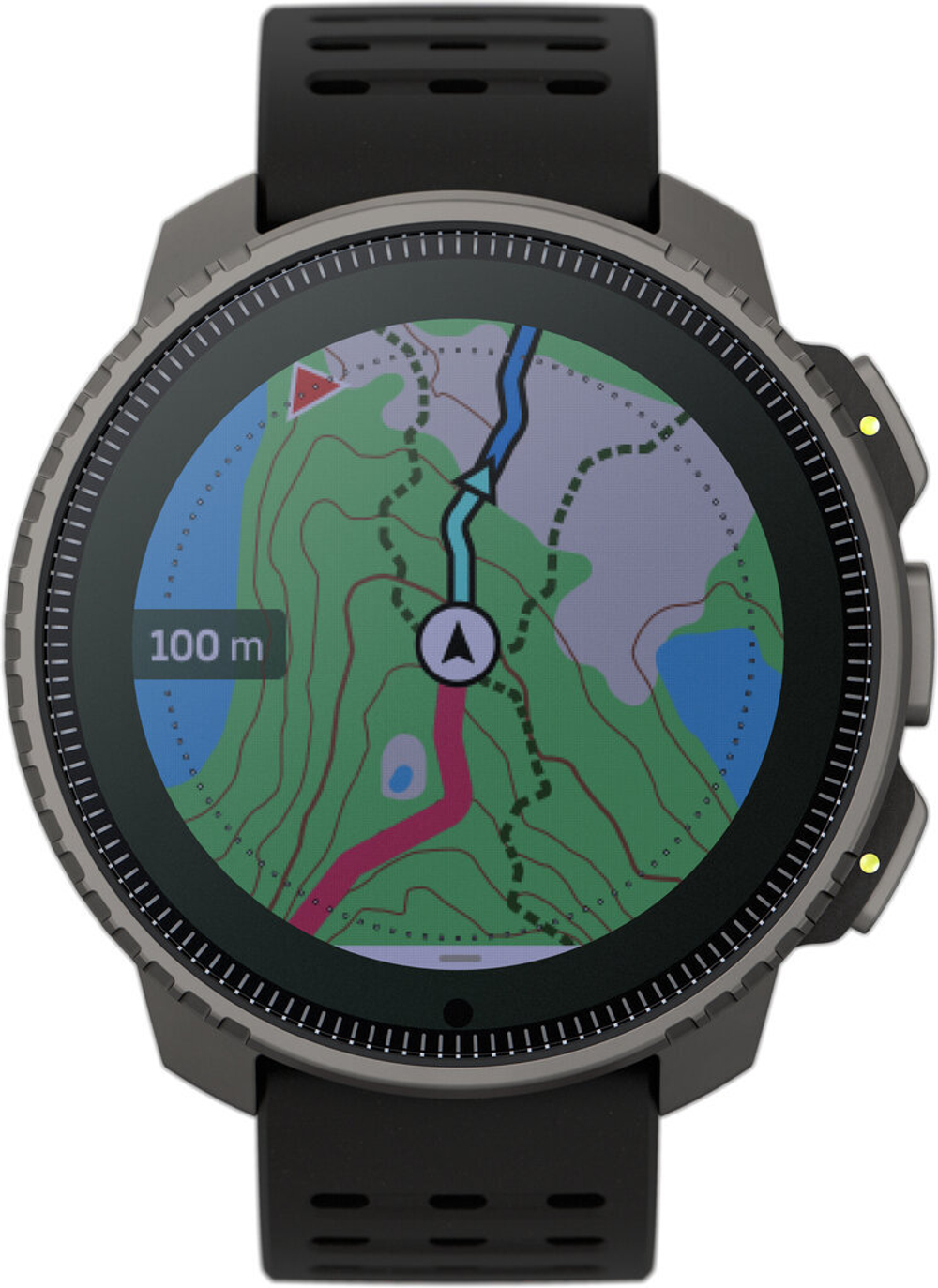 Часы Suunto Vertical Titanium Solar Black, черные, SS050858000