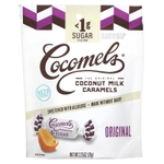 Cocomels, Карамель на кокосовом молоке, без сахара, оригинальный, 2,75 унции (78 г)