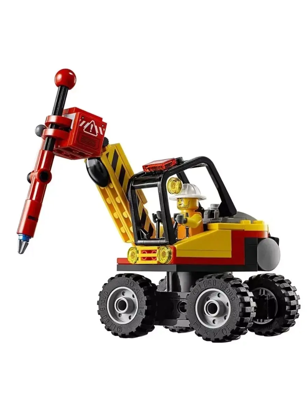 Конструктор Сити Трактор для горных работ 132 детали 10874