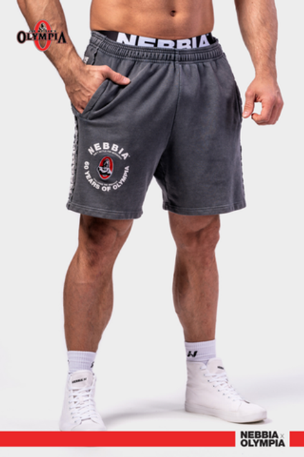 Шорты Washed Sweat Shorts LEGEND 786 Темно серые