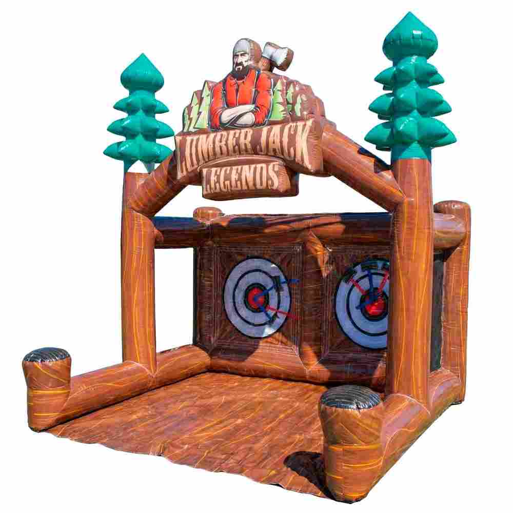 Надувной дартс «Таёжный рубеж» на подкачке, диаметр 3,5 м, размер 3,5×3,5×4 м