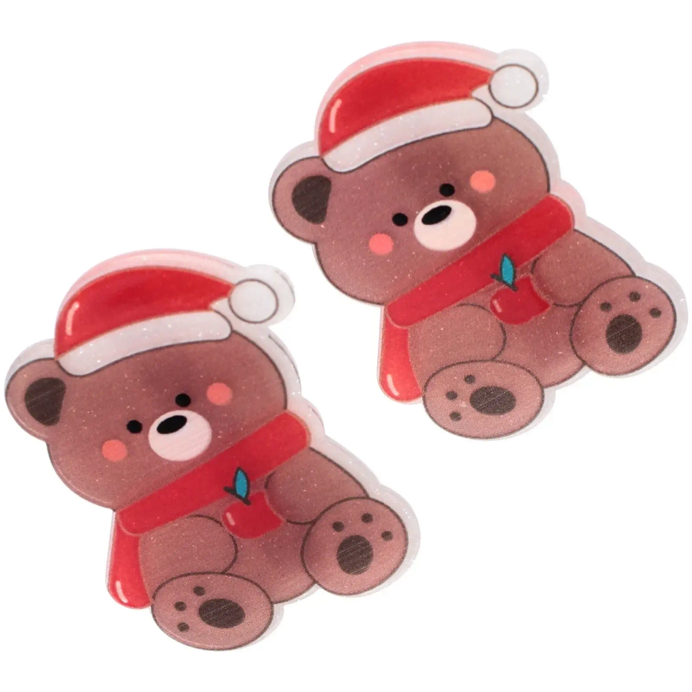 Аксессуары для волос детские 6шт «БИСКВИТ», Мишка,14*6см