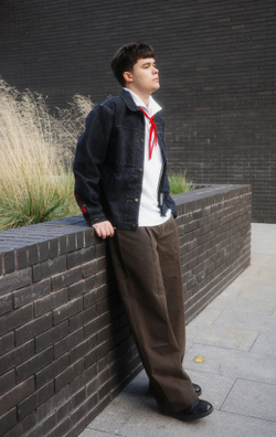 Брюки для высоких ALTO Корн тёмный хаки