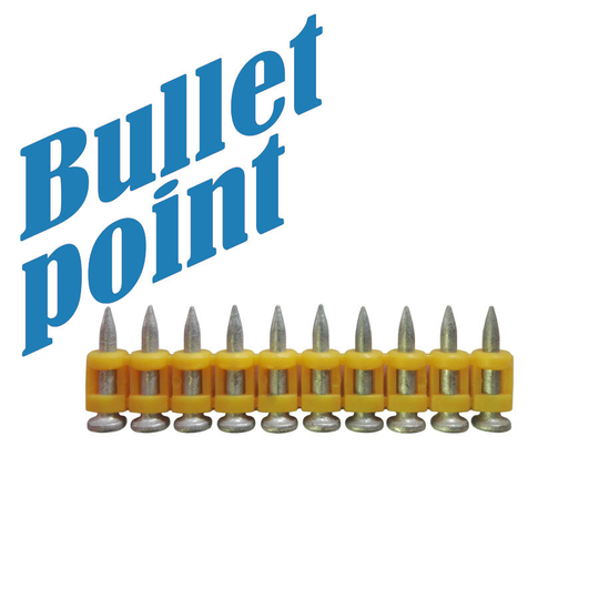 Гвоздь тип CN MG bullet point диаметр 3.05 мм длина 17/19/22/25 мм, кованный наконечник, упаковка 1000 шт.