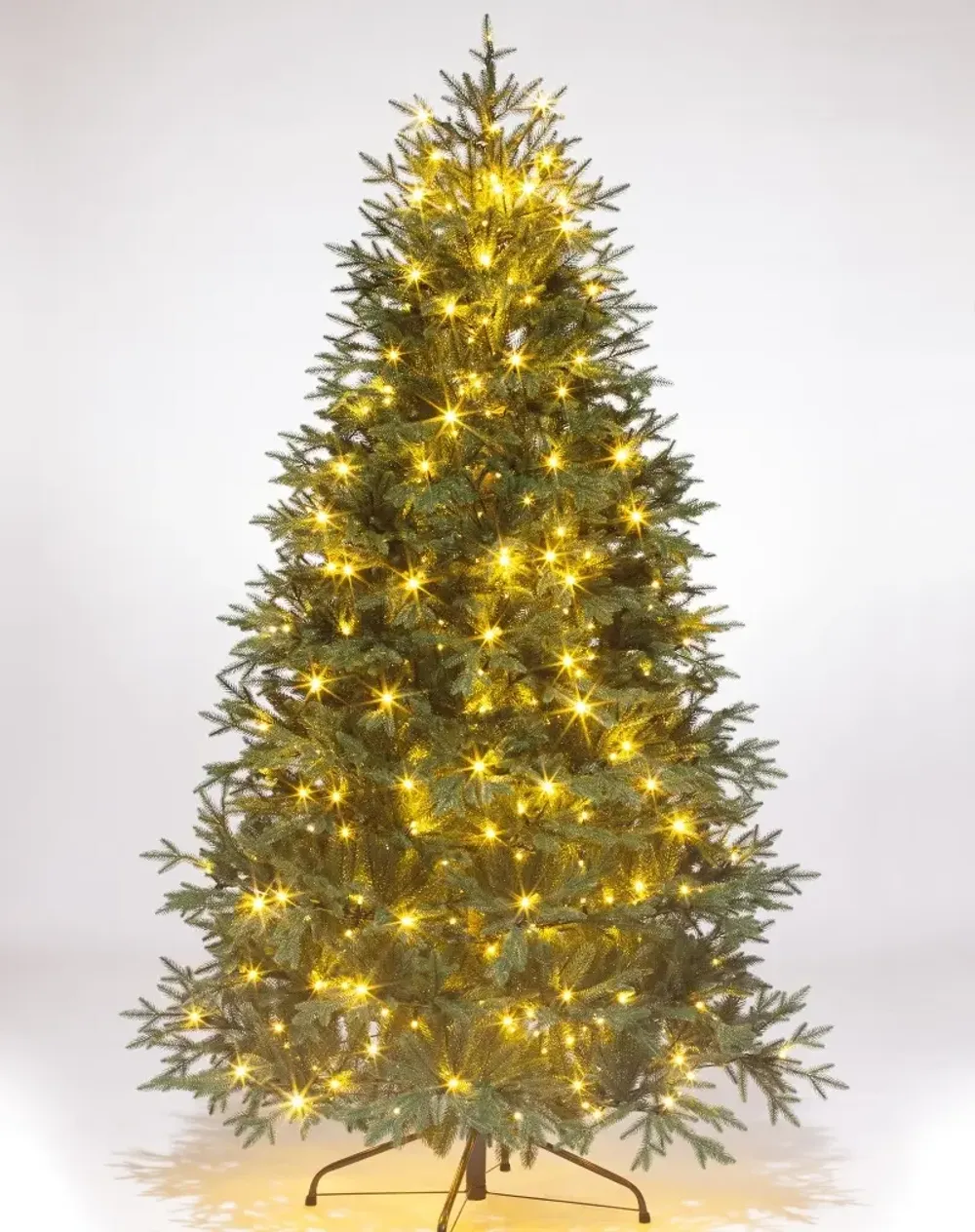 Елка с гирляндой встроенной «Эльга» (Литая хвоя) 215 см / 2,15 м