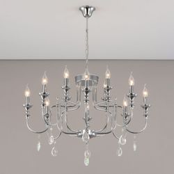 Citilux Рига CL437221 Люстра подвесная Хром