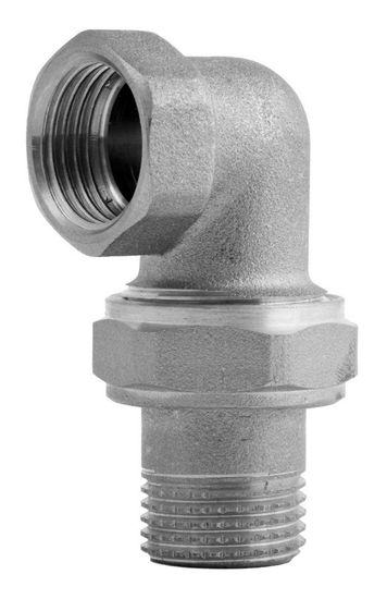 Соединитель угловой Itap 162 1" 1/4 американка никелированный уплотнительное кольцо