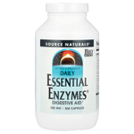 Source Naturals, Daily Essential Enzymes®, 500 мг, 360 капсул
