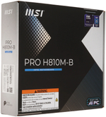 Материнская плата MSI PRO H810M-B