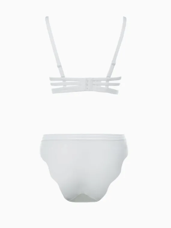 Комплект женский (топ/трусы), цвет белый, размер 75В