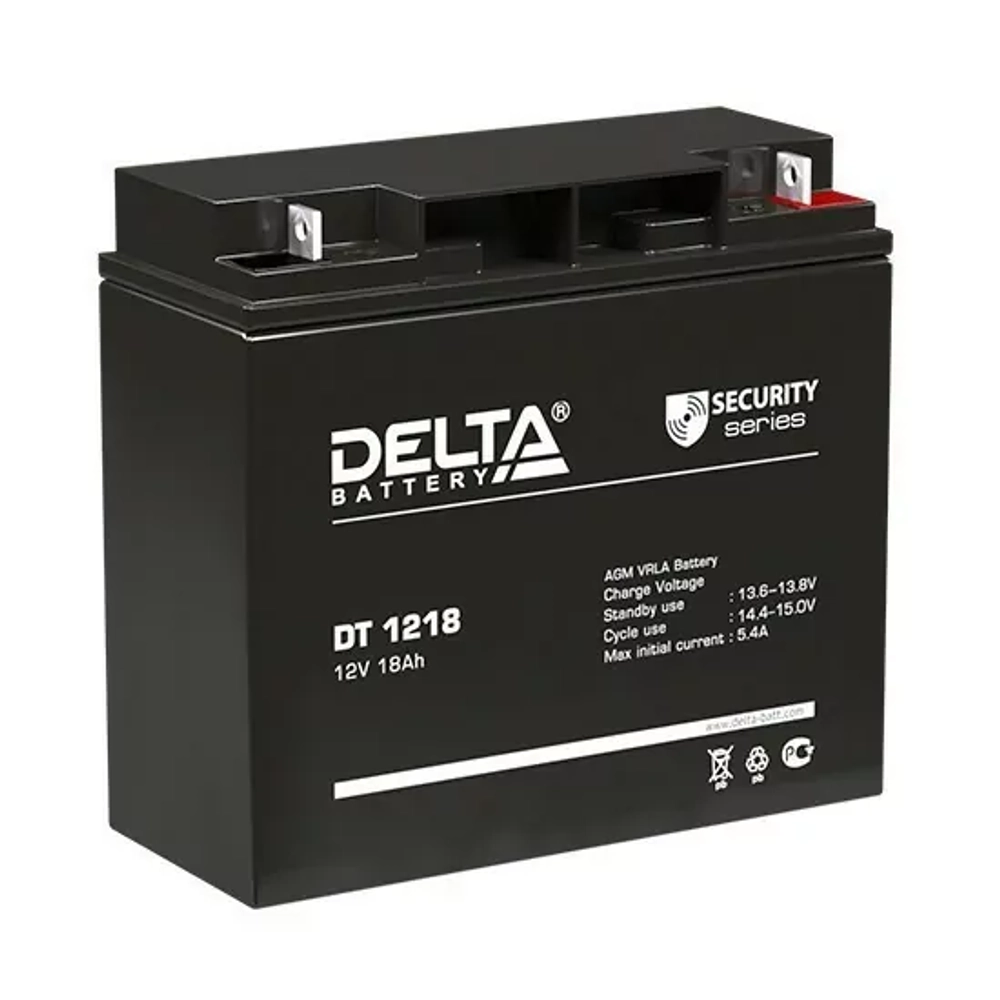 Аккумуляторные батареи Delta DT 1218