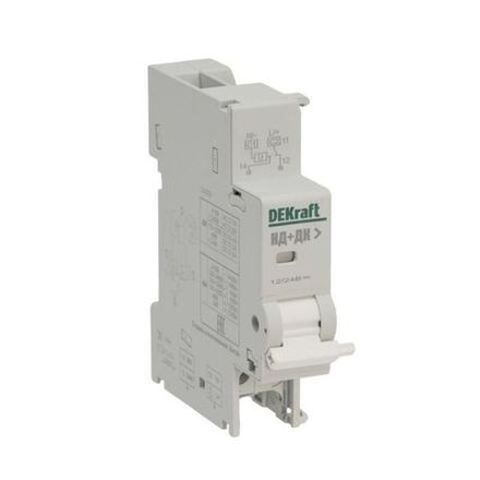 Расцепитель независимый AC/DC 12/24В для ВА-105 DEKraft 13300DEK
