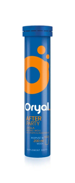 Oryal After Party - со вкусом апельсина, 2х18 шипучих таблеток