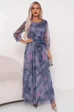 Платье Рафаэлла (сиреневый/серый) Р11-1233 Nikol