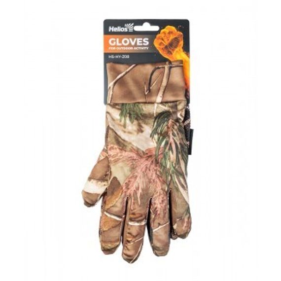 Перчатки Helios трикотажные КМФ лес р. L