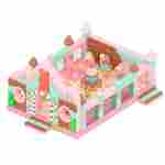 Коммерческий надувной батут «Мир сладостей» 9,9×7,4×5,0 м