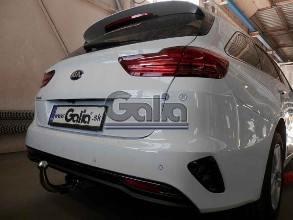 Фаркоп оцинкованный Galia H100C для Hyundai i30 универсал 2017-, Kia Ceed универсал 2017-(паспорт и сертификат в комплекте)(без электрики)