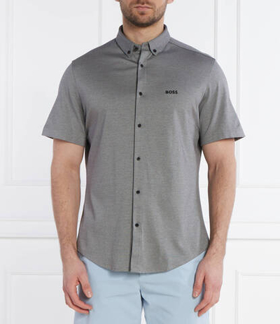 Рубашка B_Motion_S BOSS GREEN - серый(50512005)