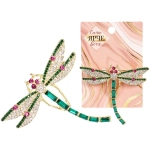 Брошь «KLEVER SHOP», Стрекоза, цвет как на фото, 5.5*6см (символ Перерождения)