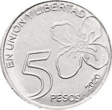 5 песо 2020 Аргентина