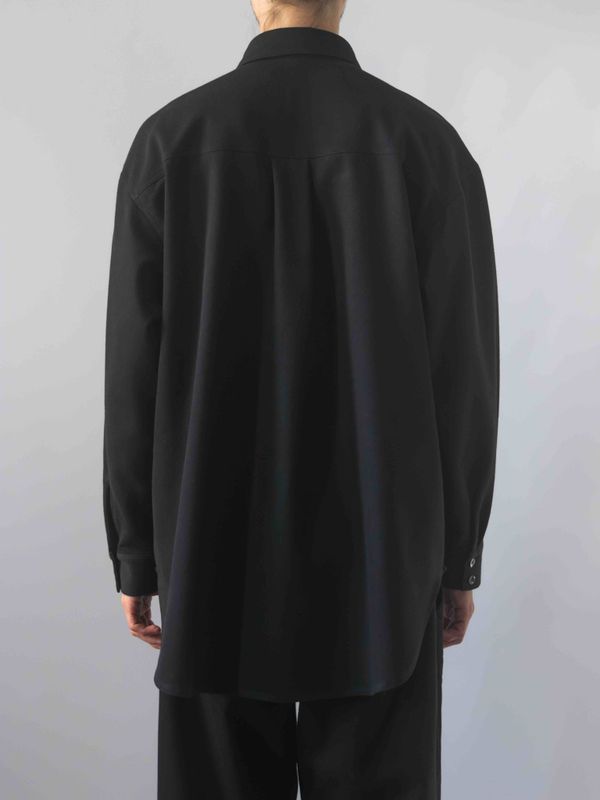 Рубашка Oversize черная - фото 4